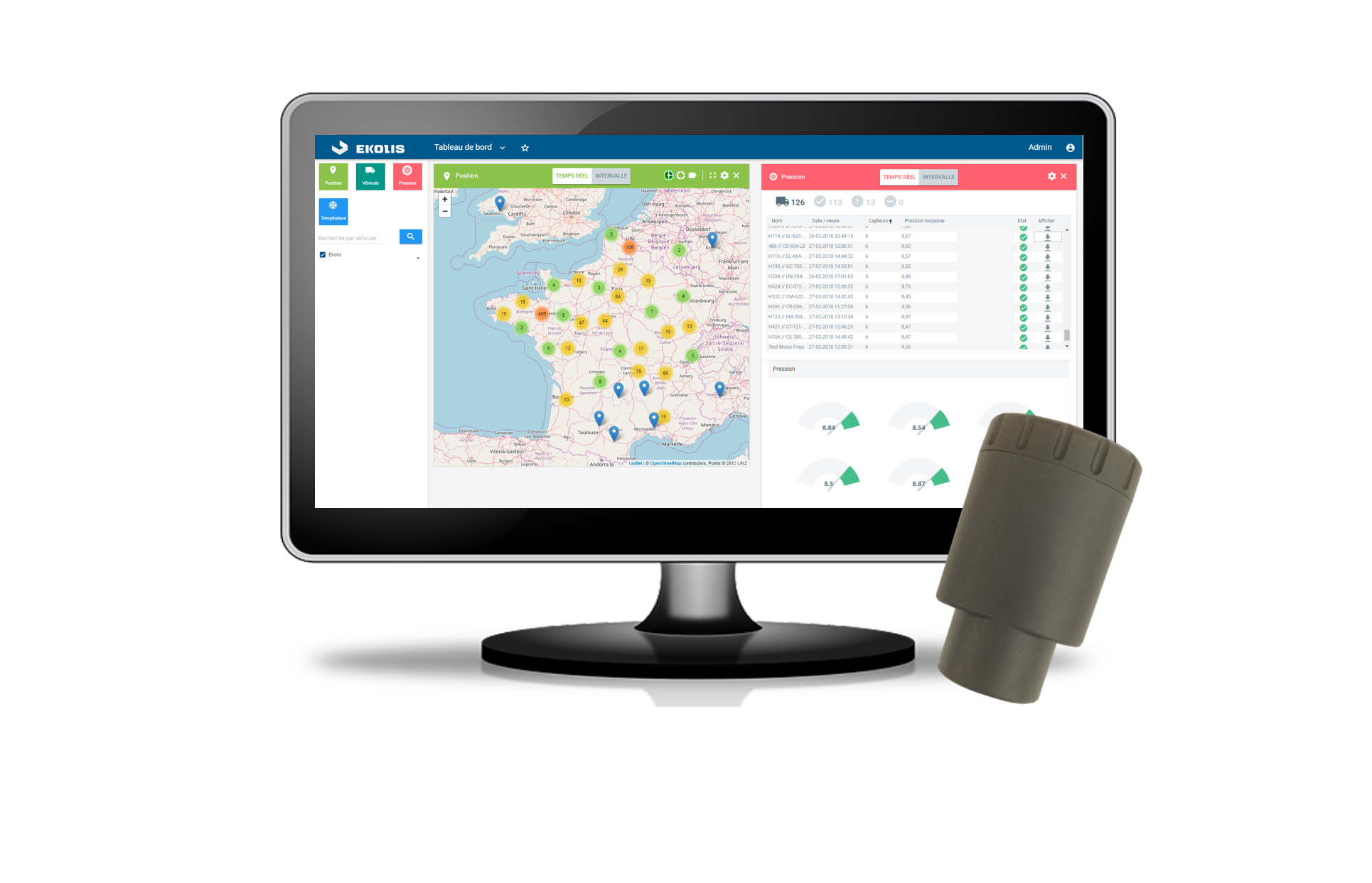 screenshot of Ekolis Manager